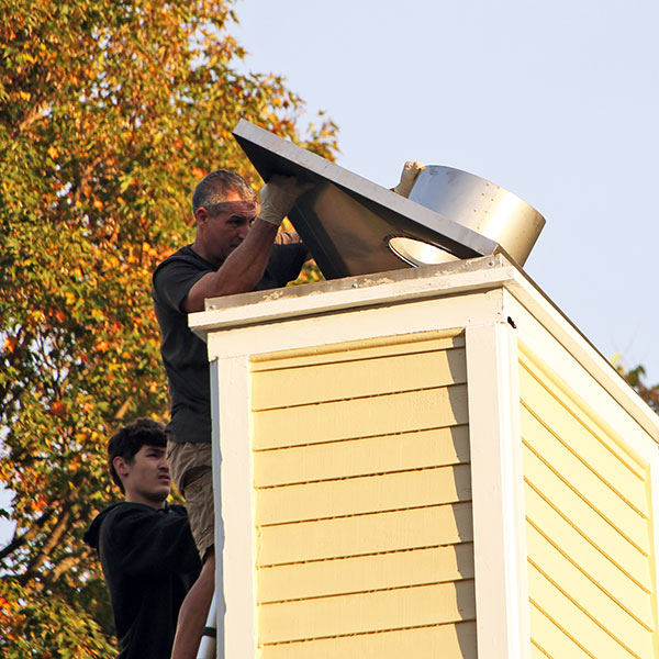 Fairfield County CT chimney chase cover repair