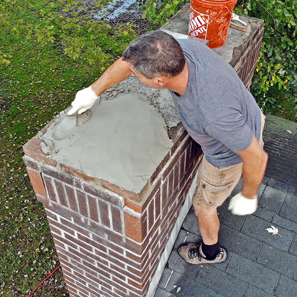 Fairfield County CT chimney crown repair